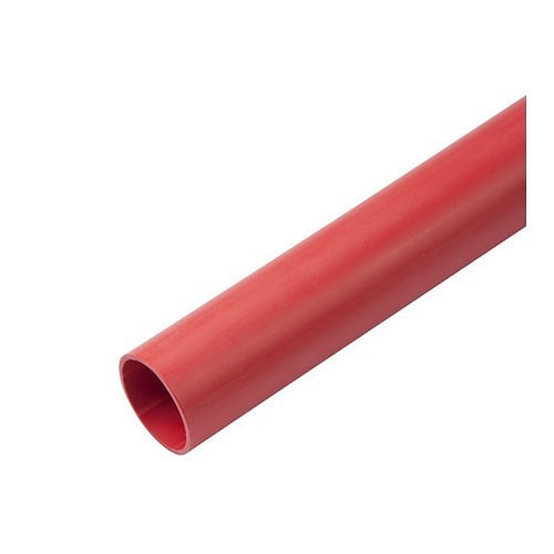 Heat Shrink, 3/4 in Inner Dia Expanded, 4 ft Length, Red, Triple Wall, 8 to 1 AWG Wire, 3:1 Shrink, -67 to 230 deg F