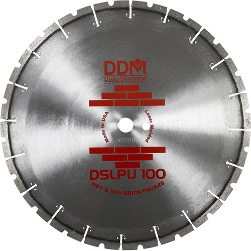 DDM CONCUT 3" ARBOR Diamond Saw Blade, 24 in Blade Dia, 0.155 in Cutting Width, 1 in Cutting Depth