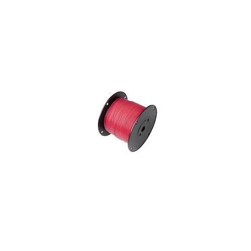 Primary Wire, 10 AWG Conductor, 500 ft Reel Length, Red Jacket