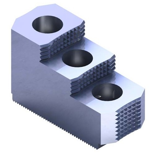 DILLON KW10RJ Chuck Jaw, 1.181 in Distance Between Mount Hole Centers, 0.63 in Slot Width, 4-1/4 in Jaw Length, 1-3/4 in Jaw Width