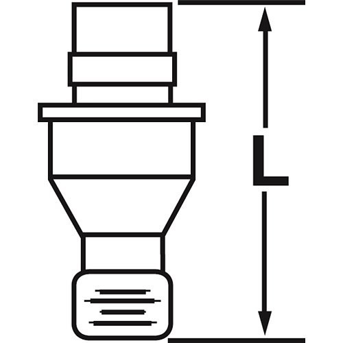 Locking Pin, 1/4-28 Pin Dia, 0.67 in Overall Length, Series: NL-46