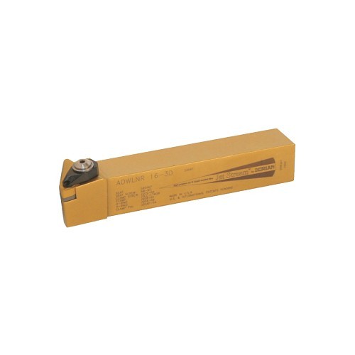 ADWLNR-12 3B Indexable Turning Insert Holder, Adwlnr 12-3b Tool Holder, Right Hand Cutting, 3/4 in Shank, Square Shank, 5 deg Lead Angle, Negative Rake, 4-1/2 in Overall Length