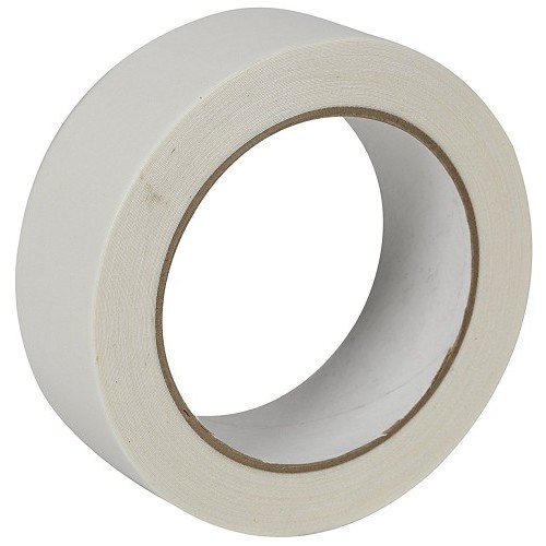 DUCK 442060 Carpet Tape, Heavy Traffic, 42 ft Length, 1.41 in Width, High Strength Cloth, White