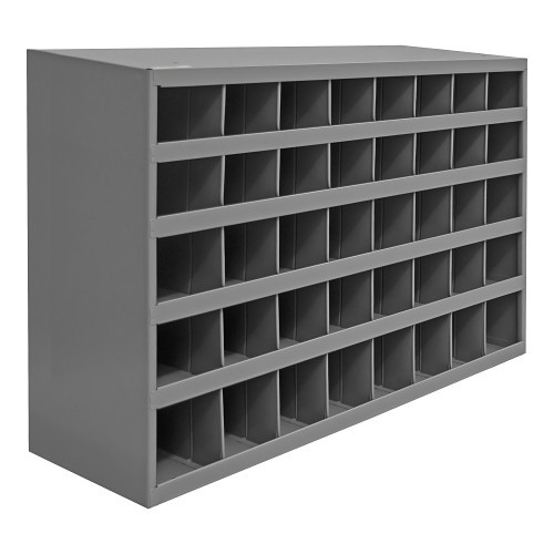 DURHAM MFG® 359-95 Pigeon Hole Bin, 24 in Overall Height, 33-13/16 in Overall Width, 11-15/16 in Overall Depth, 40 Bins