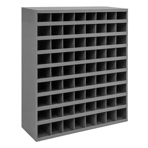 DURHAM MFG® 363-95 Pigeon Hole Bin, 42 in Overall Height, 33-13/16 in Overall Width, 11-15/16 in Overall Depth, 72 Bins