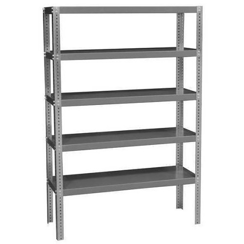 DURHAM MFG® HDS-184872-95 Shelving, 5 Shelves, 72 in Height, 48 in Width, 18 in D, 3000 lb Shelf, Gray