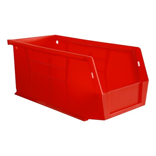 DURHAM MFG® PB30230-17 Hook-On-Bin, 11 in Outside Length, 6 in Outside Width, 5 in Outside Height, 30 lb, Red