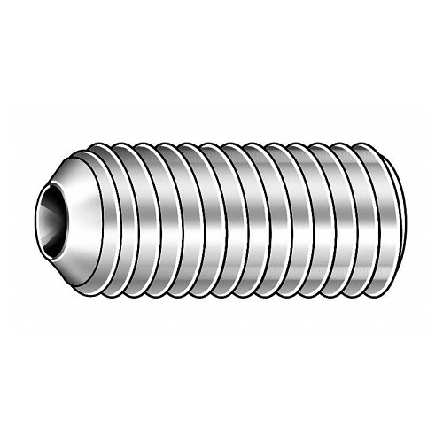 Danaher Tool DMSSC.10C018 Socket Set Screw, Imperial, #10-24, 3/16 in Length, Cup Point, Alloy Steel
