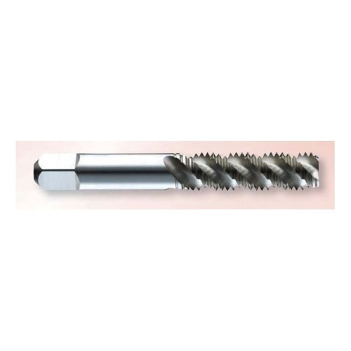 Dauphin Precision Tool BRUBAKER TOOL™ 12062-00-B Spiral Point Tap, 7/16-14 in, GH3, Plug Chamfer, 3 Flutes, Bright, High Speed Steel