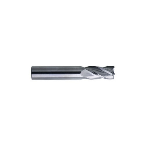 Dauphin Precision Tool BRUBAKER TOOL™ 91175-00-B Square End Mill, 1/4 in Cutter Dia, 3/4 in Length of Cut, 4 Flutes, 1/4 in Shank Dia, 2-1/2 in Overall Length, Uncoated