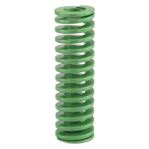 Dayton Lamina Danly 9-3228-11 Die Spring, 2 in Hole Dia, 1 in Rod Dia, 7 in Free Length, Light Green