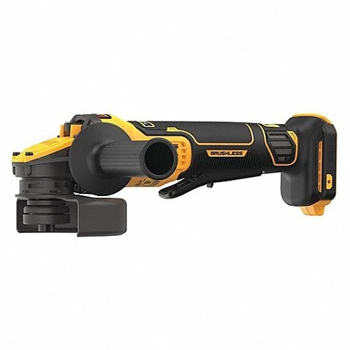 Stanley Black & Decker DeWALT® DCG416B Cordless Angle Grinder, Bare Tool, 4-1/2 or 5 in Wheel Dia, 20 V, Lithium-Ion Battery, Type 27 For Wheel Type, Paddle Switch