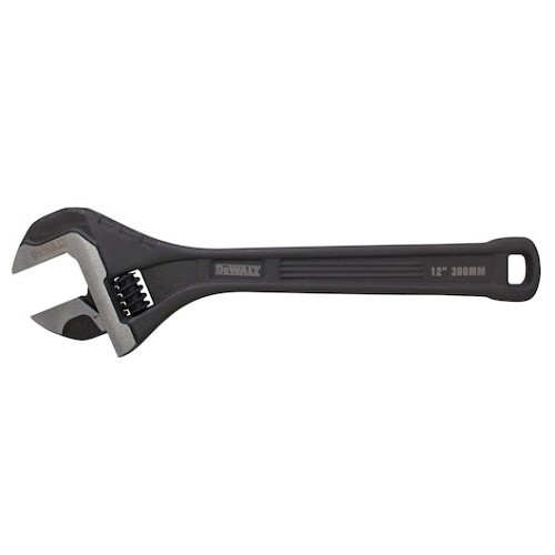 Stanley Black & Decker DeWALT® DWHT80269 Adjustable Wrench, 1.65 in Wrench Opening, 12.24 in Overall Length, Steel, Silver