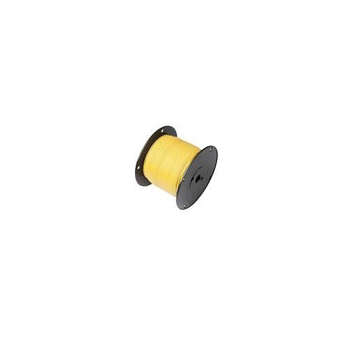 Wire, Primary, PVC, 12 ga, 100 ft Length, Yellow