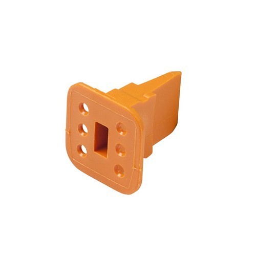 Plug Wedge, 6-Way, Thermoplastic, Series: DT