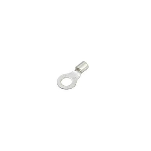 Del City, Non-Insulated, 10 to 12 ga Conductor, 1/2 in Stud, Ring Tongue, 1000 V, 105 deg C, NICKEL PLATED