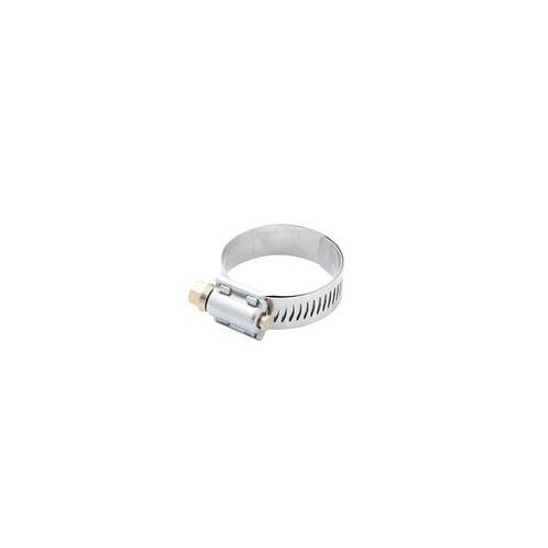 Shielded Hose Clamp, Clamping Range: 7/16 to 25/32 in, Stainless Steel Bolt