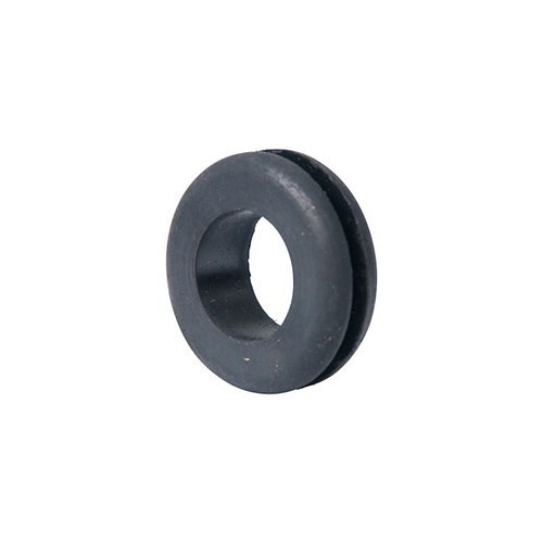 Approved Vendor A16457 Rubber Grommet, SBR Rubber, 1/4 in Overall Thickness, 3/4 in OD, Black