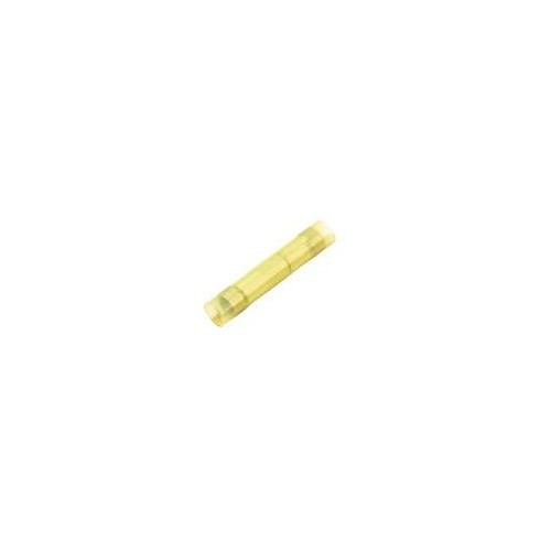 Butt Connector, 12-10 AWG Wire, Vinyl Wire, Yellow