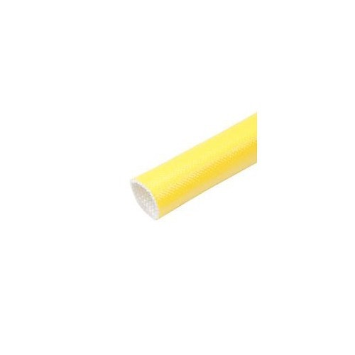 Sleeving, 1 in Nominal, 50 ft Length, Fiberglass, Yellow