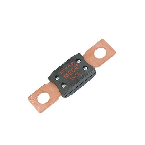 Power Fuse, 150 A, 32 VDC, Series: Littelfuse MEGA®, Orange