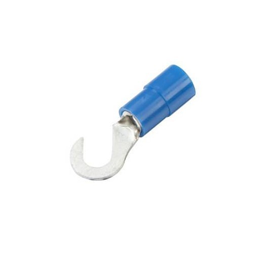 Del City 882085 Hook Terminal, 16 to 14 AWG Conductor, Nylon, Blue