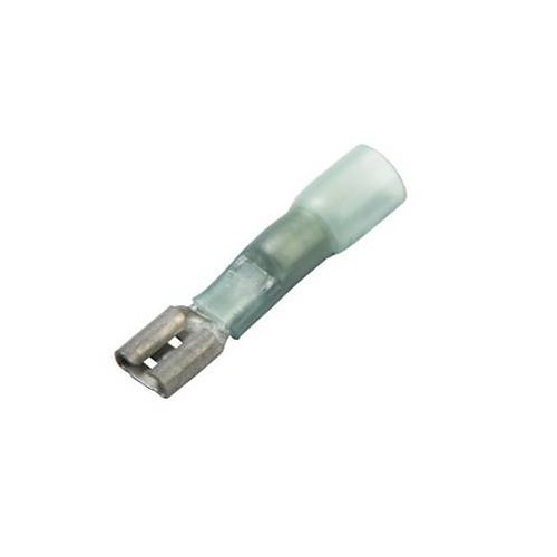 Del City 966745LF Push-On Terminal, 16 to 14 AWG Conductor, Blue