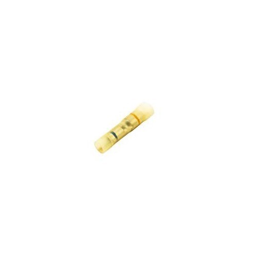 Butt Connector, 16-14, 12-10 AWG Wire, Vinyl Wire, Copper, Yellow