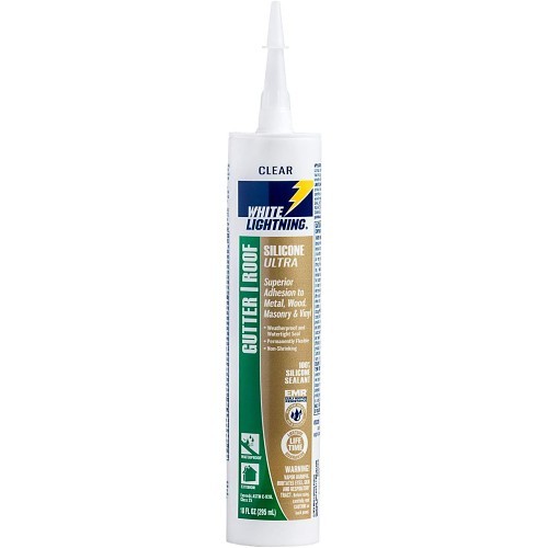Diversified Brands W43101010 Gutter and Flashing Sealant, 10 oz, Applicable Materials: Silicone