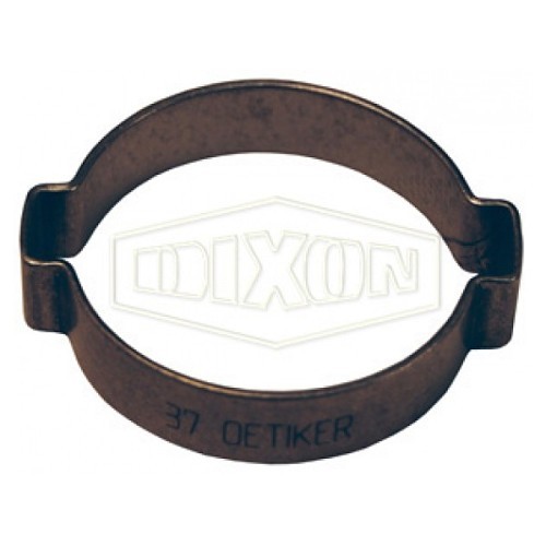 Dixon® 0305R Ear Clamp, 3/16 in Nominal, 0.134 in Closed Dia, 0.197 in Open Dia, 304 Stainless Steel