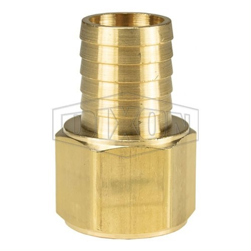 Dixon® 1041212C Hose Fitting, Female NPTF x Hose Barb, 3/4 in Nominal, C360 Brass