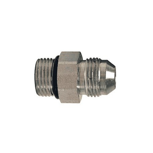 Dixon® 1231-08-08 Hydraulic Adapter, #8 Nominal, 37 deg Flare Male Jic x Male SAE O-ring Boss, Steel, Domestic