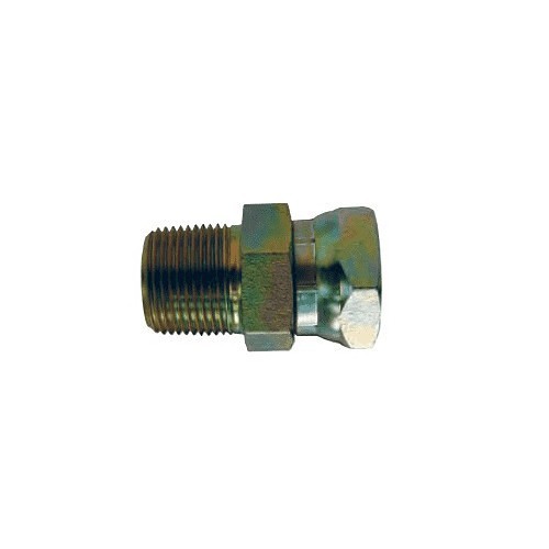 Dixon® 1404-2-4 Hydraulic Adapter, 1/8-27 x 1/4-18 Nominal, Male NPTF x Female NPSM, Steel, Domestic