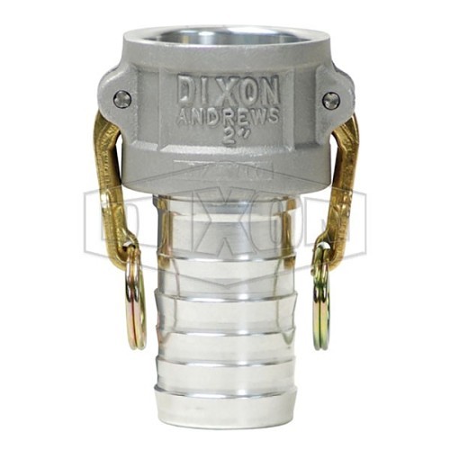 Dixon® 150-C-AL Cam & Groove Coupler, 1-1/2 in Nominal, Type C x Hose Shank, Aluminum