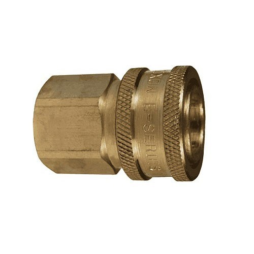 Dixon® 2EF2-B Pipe Fitting, 1/4 x 1/4 in Nominal, Quick Connect Coupler x FNPT, Brass