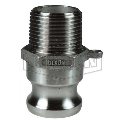 Dixon® 300-F-SS Cam & Groove Adapter, Type F, Male Adapter x Male NPT, 3 in Nominal, 316 Stainless Steel