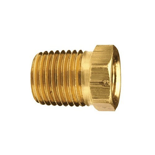 Dixon® 3731208C Hex Reducer Bushing, NPTF x MNPT, 1/2 x 3/4 in Nominal, Brass