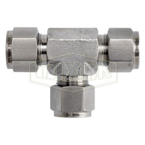 Dixon® 4-DTTT-4 Instrumentation Union Tee, 1/4 in Nominal, 316 Stainless Steel