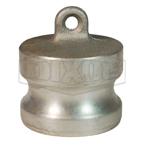 Dixon® 400-DP-AL Cam & Groove Fitting, Dust Plug, 4 in Nominal, 356T6 Aluminum