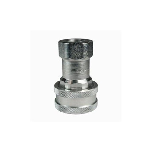 Dixon® 4HF4 Hydraulic Coupling, 1/2 in x 1/2-14 Nominal, Quick-Connect x FNPTF, Buna-N Seal, Steel Body, Domestic