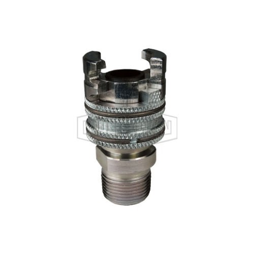 Dixon® 4PM6 Hydraulic Coupling, 3/4-14 in Nominal, MNPTF, Steel, Domestic