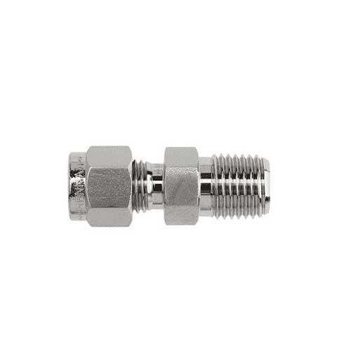 Dixon® 6-DMC-6 Instrumentation Male Connector, Connector, 3/8 in Nominal, Male Npt, 316 Stainless Steel, Domestic