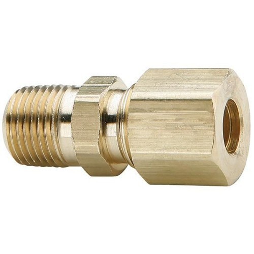 Dixon® 68C-0302 Compression Male Connector, 3/16 in Nominal, Brass