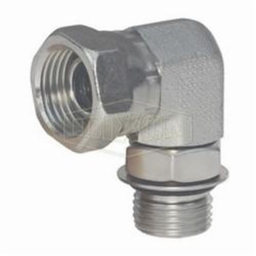 Dixon® 6901-10-8 Swivel Nut Elbow, 7/8-14 x 1/2-14 Nominal, Male SAE O-Ring Boss™ x Female NPSM, Steel