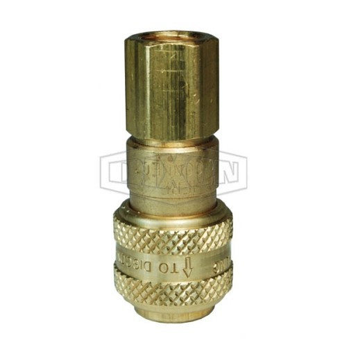 Dixon® 6DF4-B Coupler, 1/2 in Conductor, NPTF Conductor