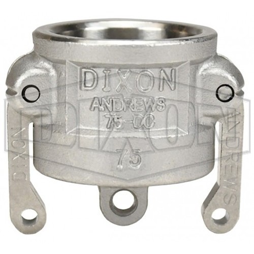 Dixon® 75-DC-SS Dust Cap, Type DC, 3/4 in Nominal, 316 Stainless Steel, Domestic