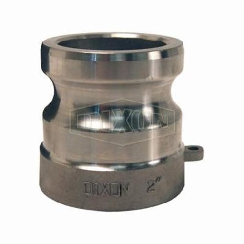 Dixon® 75AWSPSS Cam and Groove Adapter, 3/4 in, Socket Weld x SCH 40 Pipe, 316 Stainless Steel, Domestic