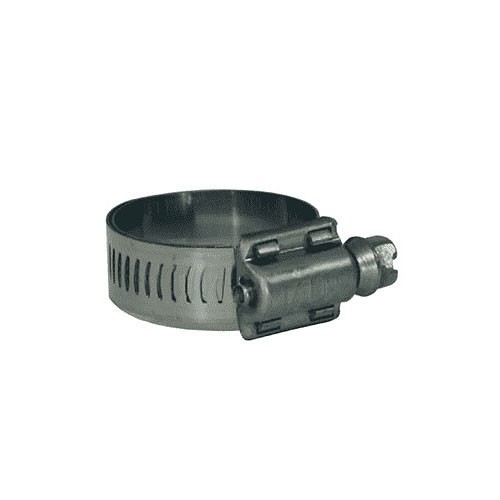 Dixon® 9232 Liner Worm Gear Clamp, Clamping Range: 1-9/16 - 2-1/2 in, Stainless Steel Band, Plated Carbon Steel Bolt, Domestic