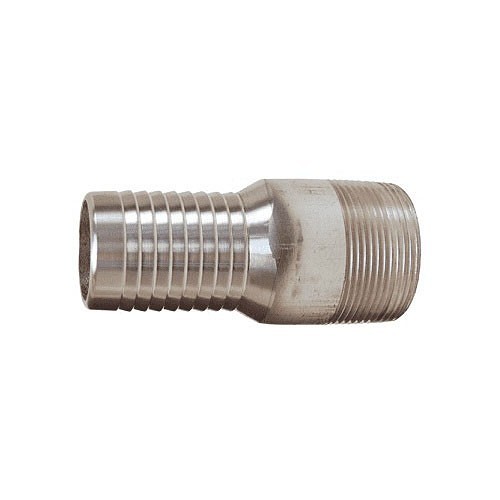 Dixon® AST35 Combination Nipple, 3 in Nominal, NPTF x Knurled, Aluminum, Domestic