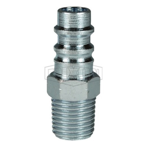 Dixon® CJ2M2-LG Pneumatic Plug, Male Threaded, 1/4 in Nominal, NPT, Steel